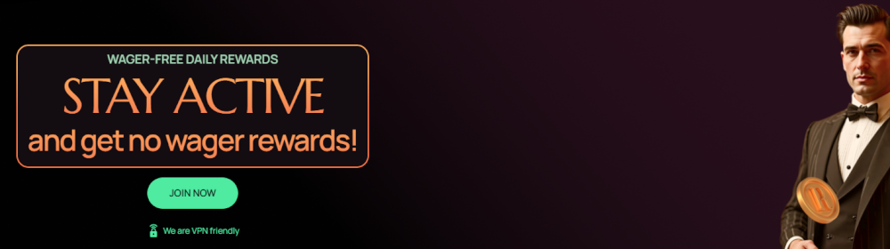 Ritzo wager-free daily rewards and loyalty bonus program